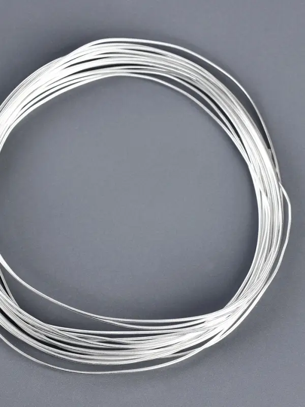 Проволока алюминиевая для поделок и декорирования, 5 м, d=1 мм, серебристая