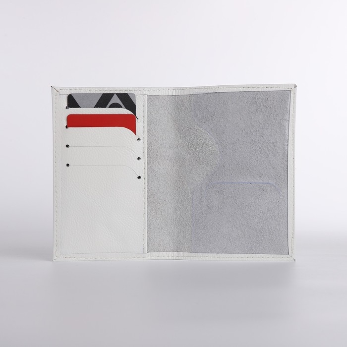 Обложка для паспорта, цвет белый Обложка для паспорта, цвет белый