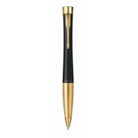 Ручка шариковая Parker Urban Core K314 Muted Black GT М, 1.0 мм, корпус из латуни, синие чернила