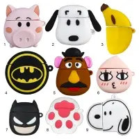 Чехол для AirPods 1/2 силиконовые мультяшки №1