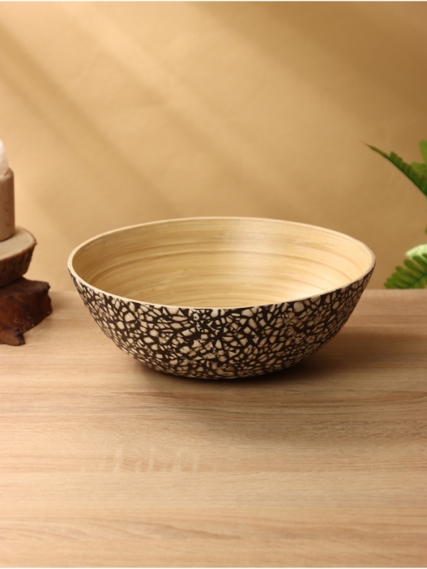 Миска 25х25х8 см +/- 1см, бамбук Миска 25х25х8 см +/- 1см, бамбук