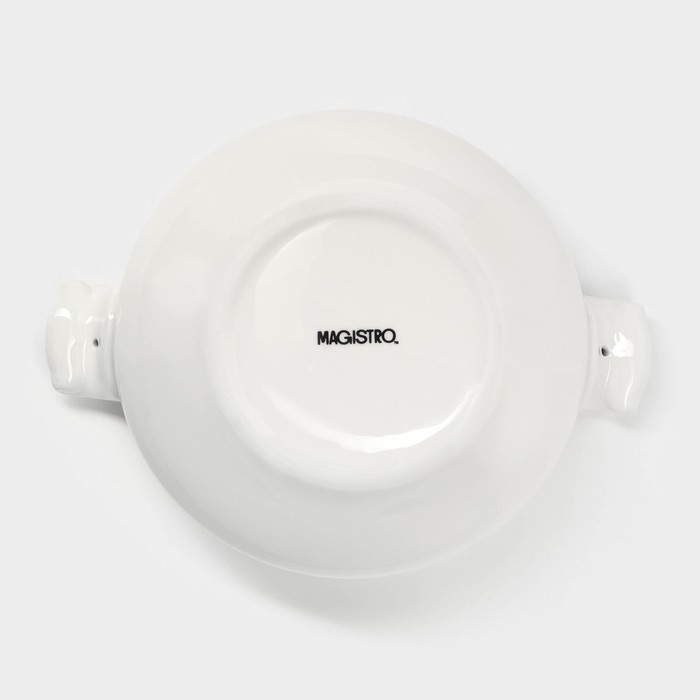 Супница фарфоровая Magistro «Бланш», 600 мл, 20,5×15 см, цвет белый Супница фарфоровая Magistro «Бланш», 600 мл, 20,5×15 см, цвет белый