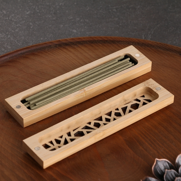 Набор благовоний с подставкой "Воздух", коричневый