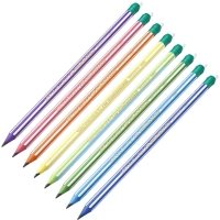 Карандаш чернографитный BIC Evolution Stripes с ластиком