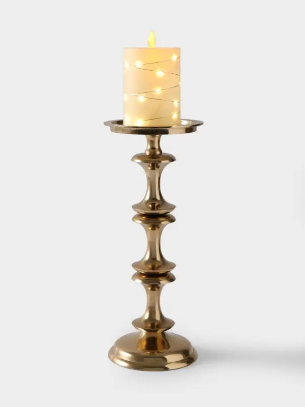 Подсвечник &laquo;Эйфория&raquo;, 12&times;12&times;31.5 см, алюминий