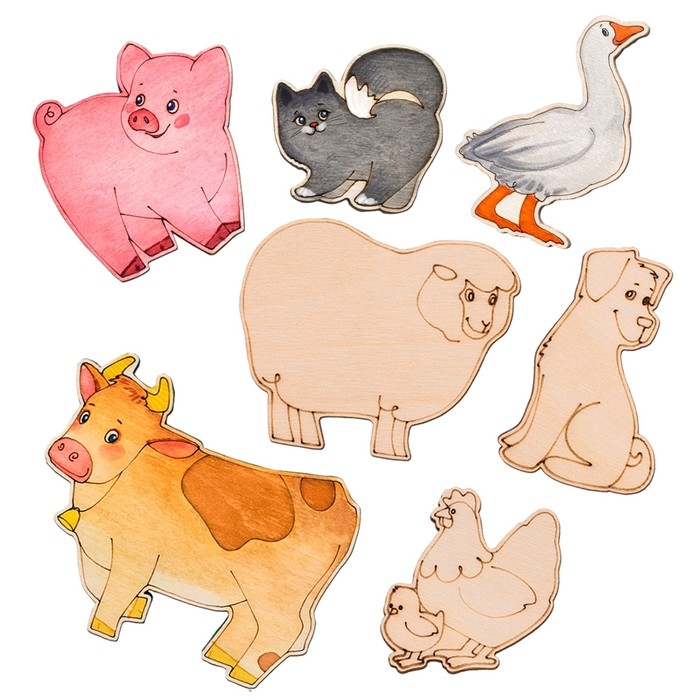 Набор-раскраска «Животные» Набор-раскраска «Животные»