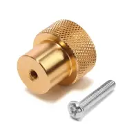 Ручка-кнопка CAPPIO PK328, d=23 мм, цвет золото, 8 шт.