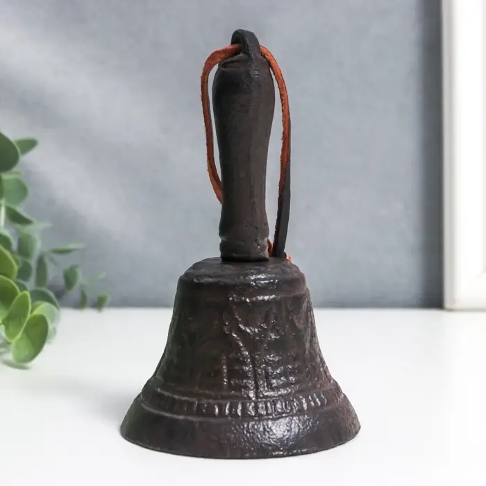 Колокол настольный чугун &laquo;Звонкий&raquo;, 12&times;7&times;7 см
