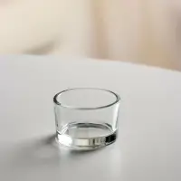 Стеклянный подсвечник на 1 свечу &laquo;Круглый&raquo;, прозрачный, 3.2&times;5&times;5 см