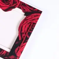 Пакет подарочный с окном &laquo;Розы&raquo;, 25&times;10&times;22 см