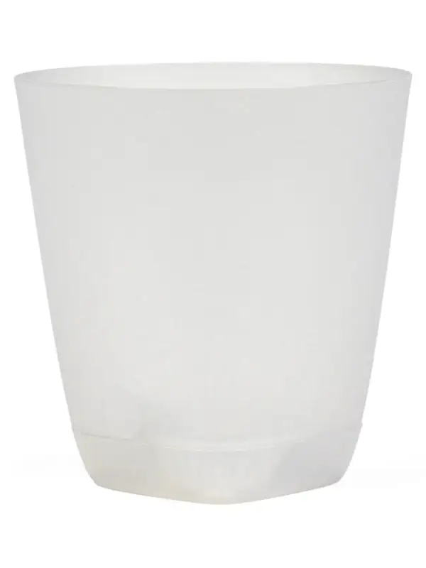 Кашпо с прикорневым поливом 2 л  D-14,5см, H-15см прозрачный  Кашпо с прикорневым поливом 2 л  D-14,5см, H-15см прозрачный "Гранд"