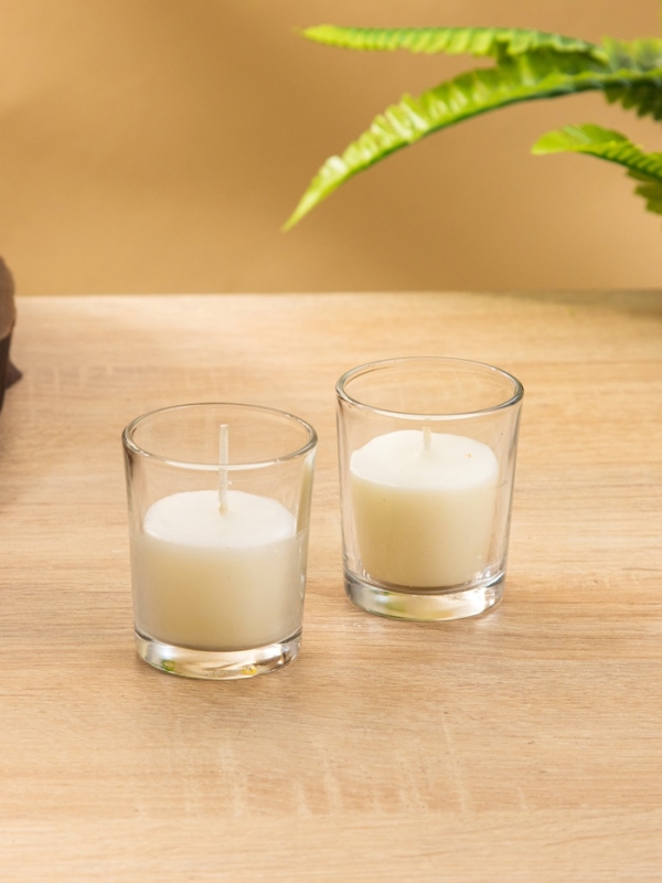 Набор свечей "DAZZLE CANDLE" 70 гр, свежий лён