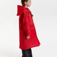 Дождевик детский RainDrop Kids, красный, 8 лет (рост 118-128)