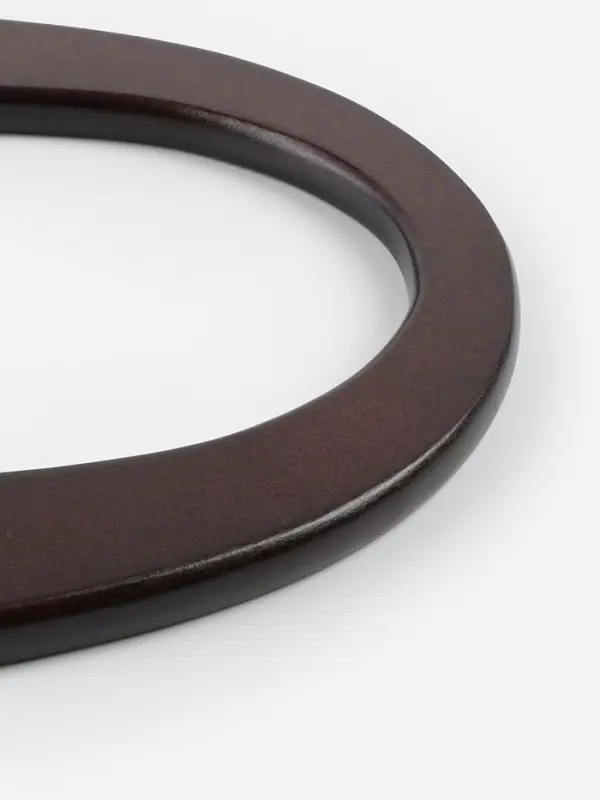 Ручки для сумки деревянные, 11.5&times;17 см, цвет коричневый