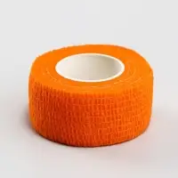 Бинт самофиксирующийся, 2,5 см, макс. растяжимость 4,5 м, оранжевый Бинт самофиксирующийся, 2,5 см, макс. растяжимость 4,5 м, оранжевый