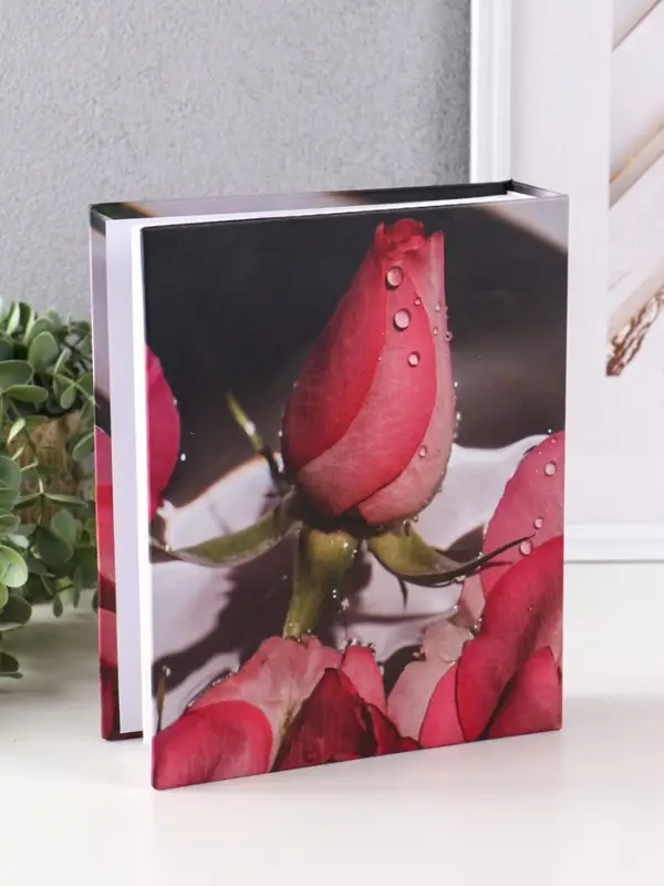 Фотоальбом 200 фото 10X15см, "Бутон розы", ПП карм.