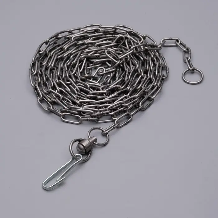 Цепь для привязи собак, 5 м, калибр 3&times;21 мм, черная