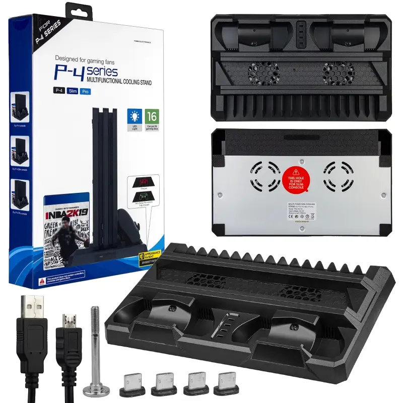 Зарядная станция для геймпадов TP4-18119   PS4 Slim Pro (20шт/кор)