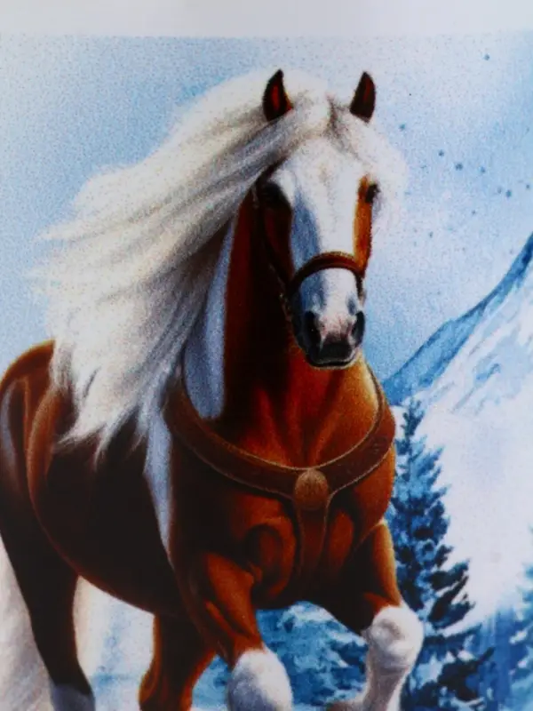 Кружка керамическая новогодняя «Вершины гор», 320 мл