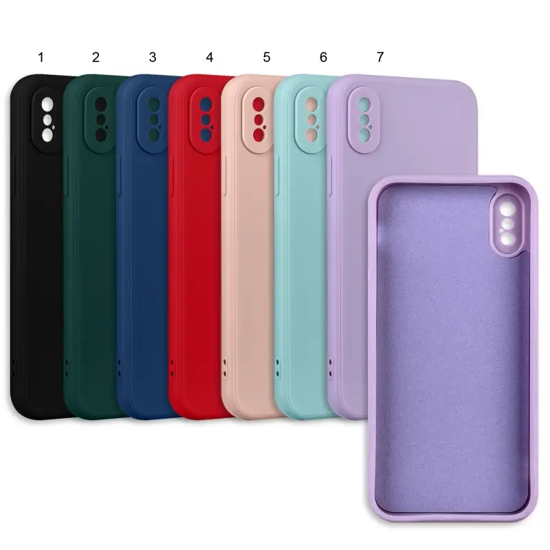 Чехол iPh X/XS цветной силикон Чехол iPh X/XS цветной силикон