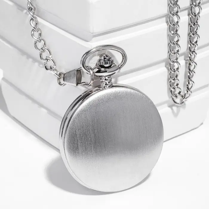 Часы карманные &laquo;Классика&raquo;, кварцевые, длина цепочки 40 см, циферблат d=4.5 см, под гравировку