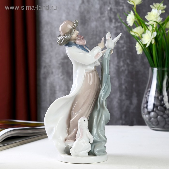 Сувенир керамика  Сувенир керамика "Клоун-дрессировщик" цветной 23,5х10х11 см