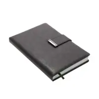 Ежедневник недатированный формат А5, с хлястиком, 112л, линия, пвх, Серый Ежедневник недатированный формат А5, с хлястиком, 112л, линия, пвх, Серый