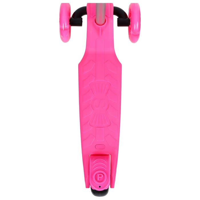 Самокат GRAFFITI, стальной, колёса световые PU 120/100 мм, цвет розовый Самокат GRAFFITI, стальной, колёса световые PU 120/100 мм, цвет розовый