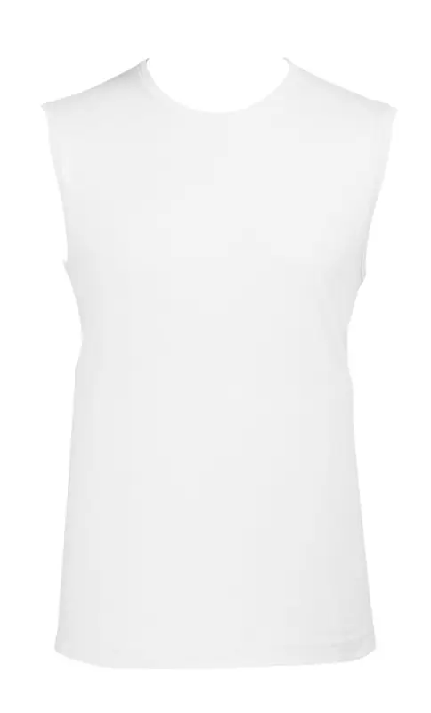 Футболка мужская без рукавов Jazzy 170 белая, размер XL