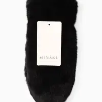 Варежки женские MINAKU цв.черный р-р 26*12см Варежки женские MINAKU цв.черный р-р 26*12см