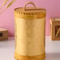 Туес &laquo;Розы&raquo;, 12х17см береста