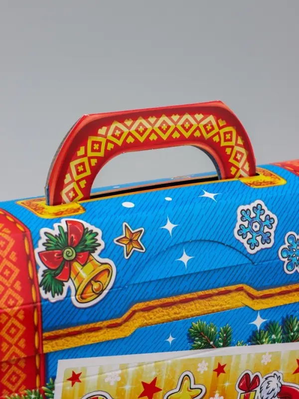 Коробка Новогодняя подарочная Коробка Новогодняя подарочная "Портфель" 26 х 19,5 х 7,5 см