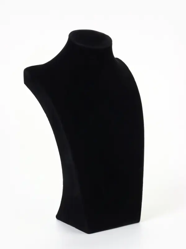 Бюст для украшений QF, 18&times;12&times;30 см, чёрный