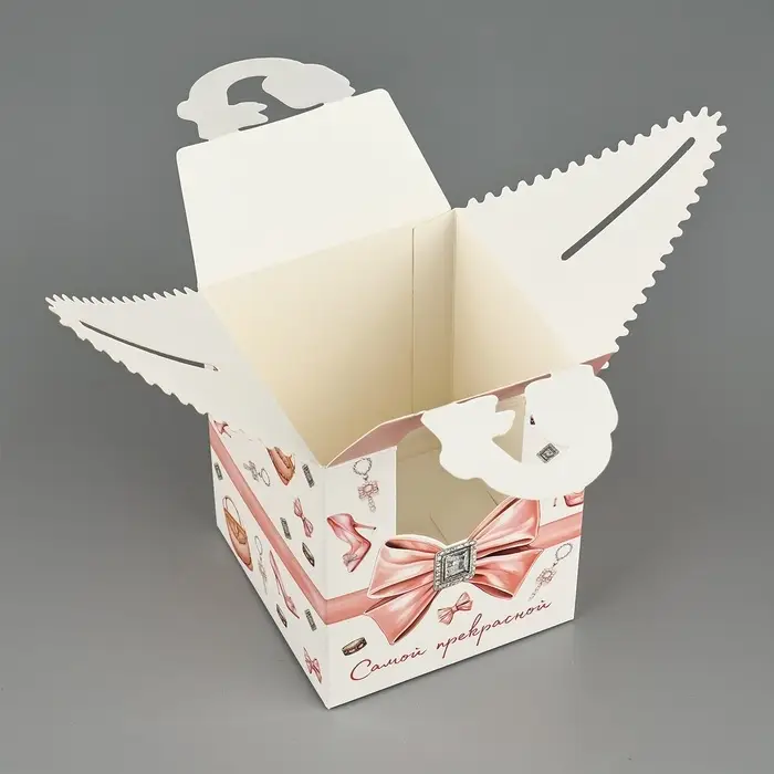 Коробка сборная «Женские радости» 9 х 11 х 9 см