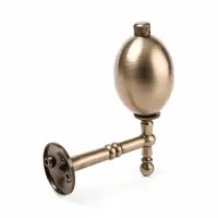 Крючок - держатель для штор CAPPIO KS050, алюминий, цвет бронза, 2 шт.