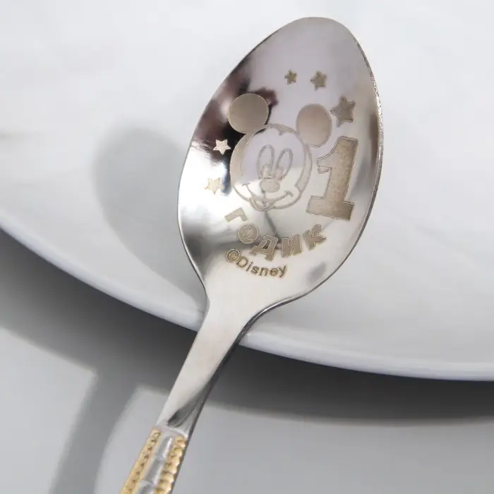 Ложка детская &laquo;1 год&raquo; (для малыша), 2.3&times;11 см