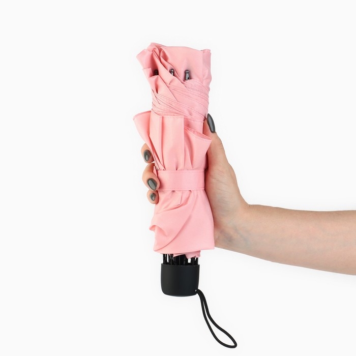 Зонт женский механический, 8 спиц, d=95, розовый минимализм Зонт женский механический, 8 спиц, d=95, розовый минимализм