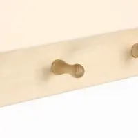 Полка-вешалка для бани и сауны &laquo;Универсальная&raquo;, 50&times;12&times;27 см, деревянная, 3 крючка