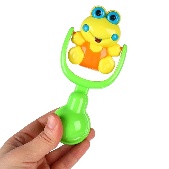 Погремушка «Зверята», виды МИКС, Крошка Я Погремушка «Зверята», виды МИКС, Крошка Я