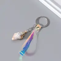 Брелок пластик с ремешком "Ракушка Рапан" 4х2 см