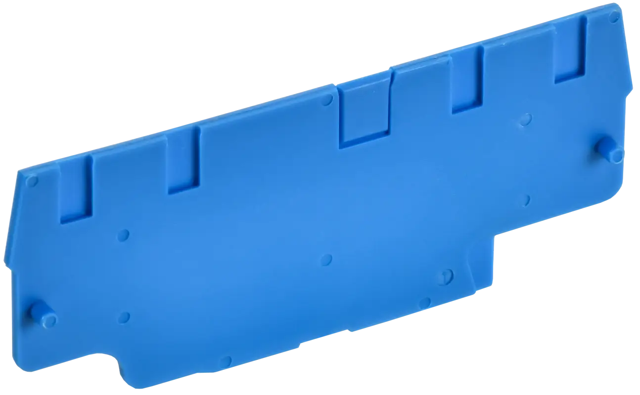 ARMAFIX Заглушка EPCX2.5-4 BU для колодки клеммной CP/CX2.5-4 синяя IEK