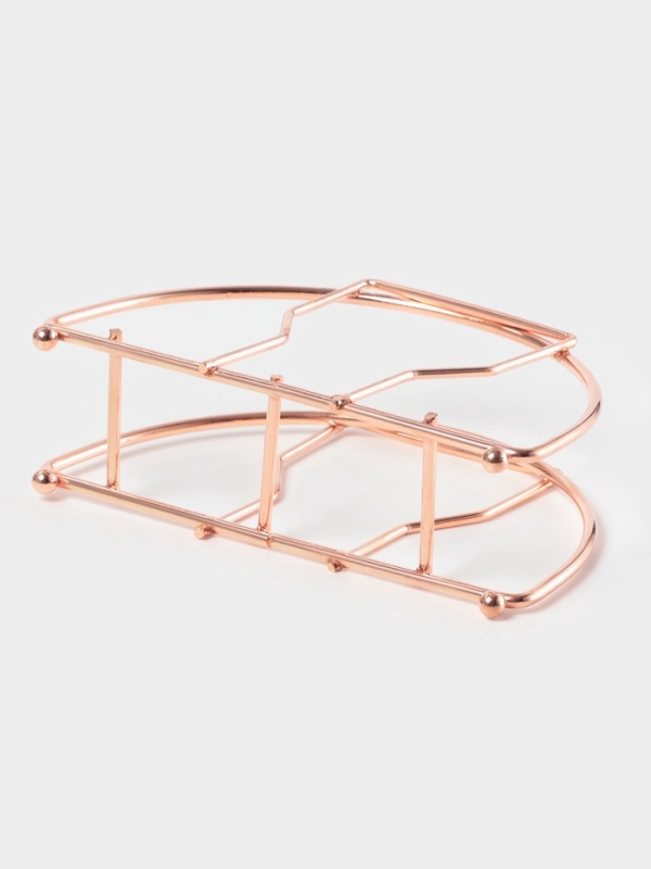 Салфетница Доляна «Куб», розовое золото Салфетница Доляна «Куб», розовое золото