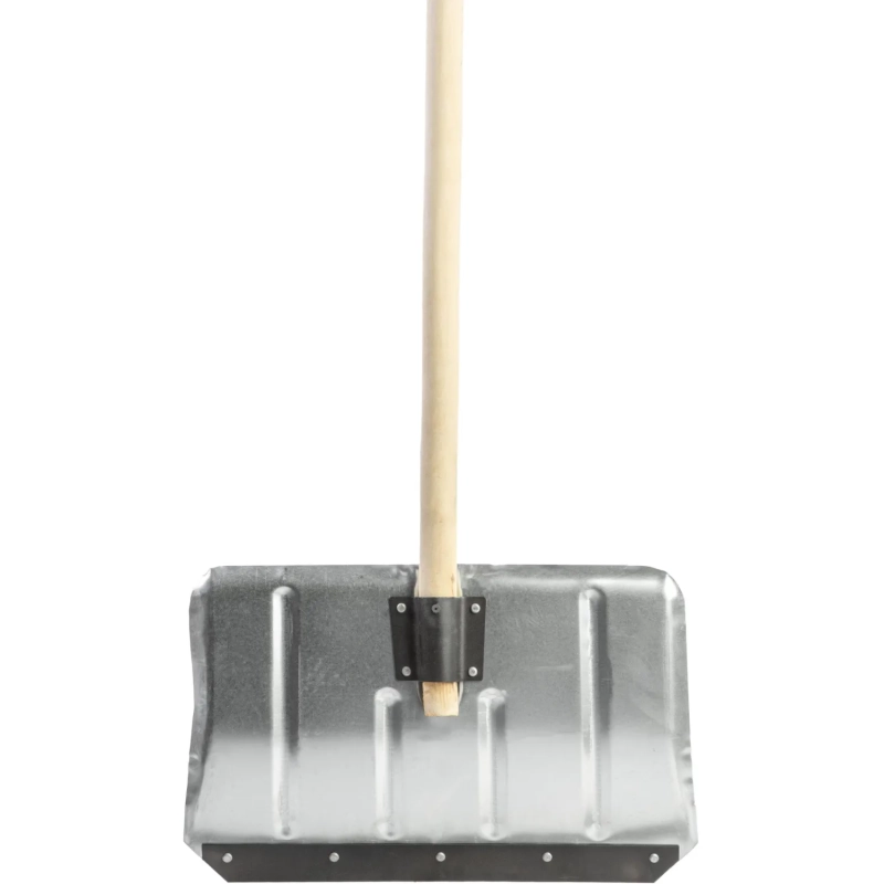 Лопата д/уборки снега ЛТР 50х30х140 см стальн/ковш(оцинк) с дерев/черенком