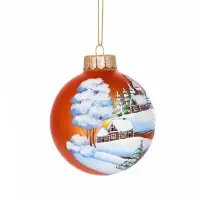 Набор из 4-х ёлочных шаров d=10 см &laquo;Зимний сон&raquo;