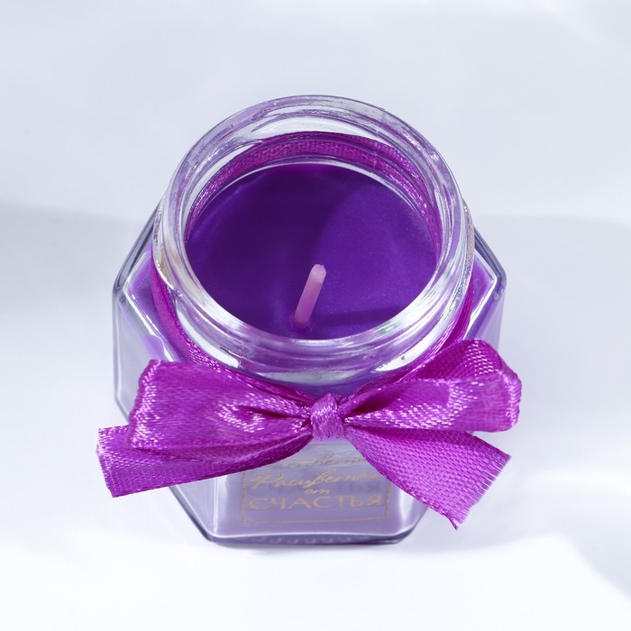 Свеча в банке  Свеча в банке "Неповторима", аромат ежевика