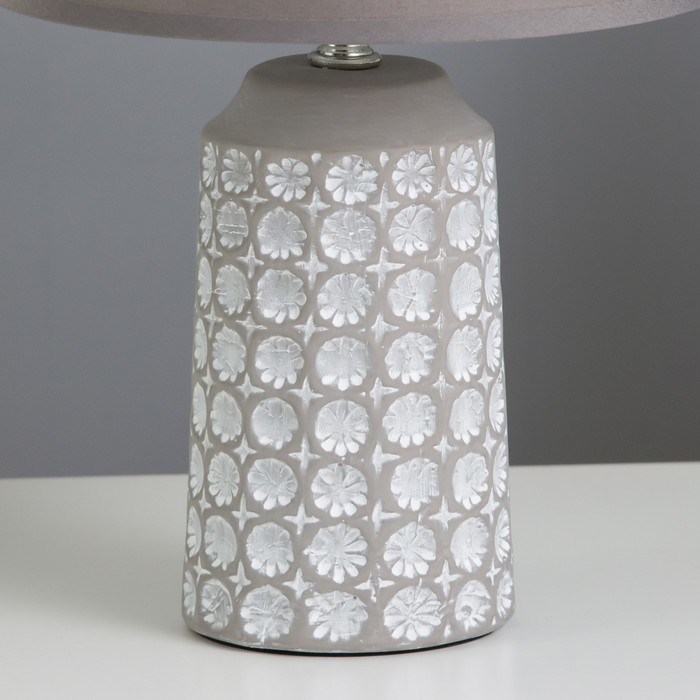 Лампа настольная 16627/1 E14 40Вт серый 22х22х36 см