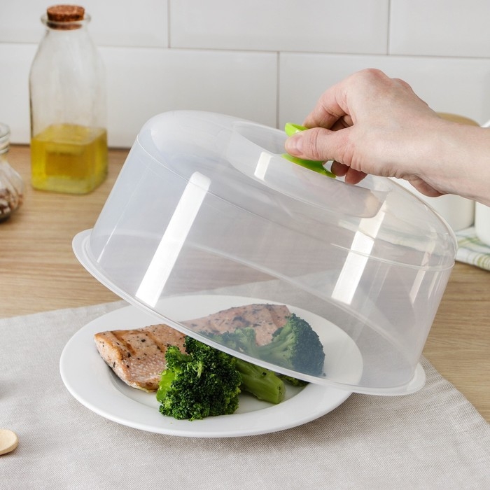 Крышка для СВЧ, d=25 см, цвет микс Крышка для СВЧ, d=25 см, цвет микс