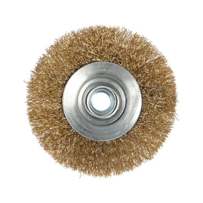 Щетка металлическая для УШМ ЛОМ,  Щетка металлическая для УШМ ЛОМ, "тарелка", М14, 100 мм