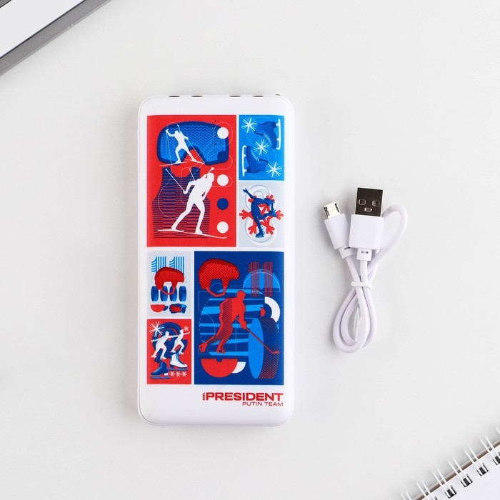 Зарядное устройство &laquo;Спорт&raquo;, 8000мА,модель PB-22, 14,5 х 6,9 см