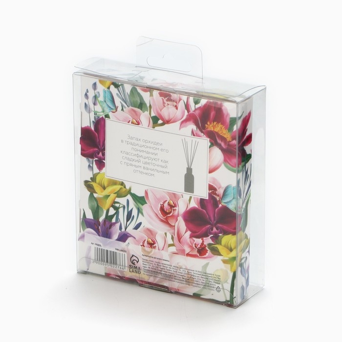 Подарочный набор: Ароматизатор для машины 10 мл. и для дома 30 мл. «Аромадиффузор: Цветы», аромат орхидея.